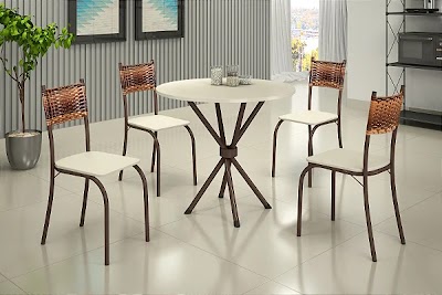 Mesa 4cadeiras Atlanta Redonda